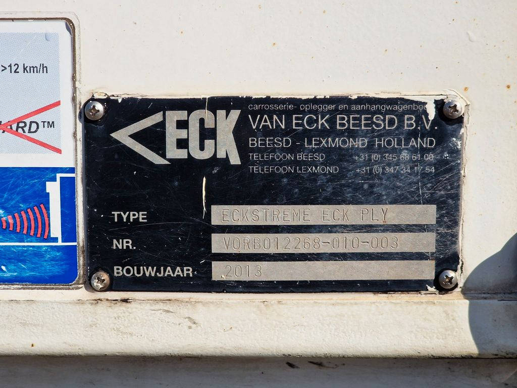 Closed box semi-trailer Van Eck PT-3Z / Doppelstock: picture 30