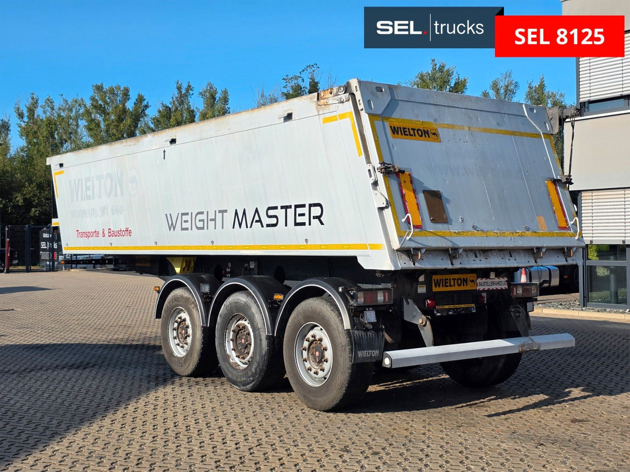 Tipper semi-trailer Wielton NW-3 / Liftachse: picture 7