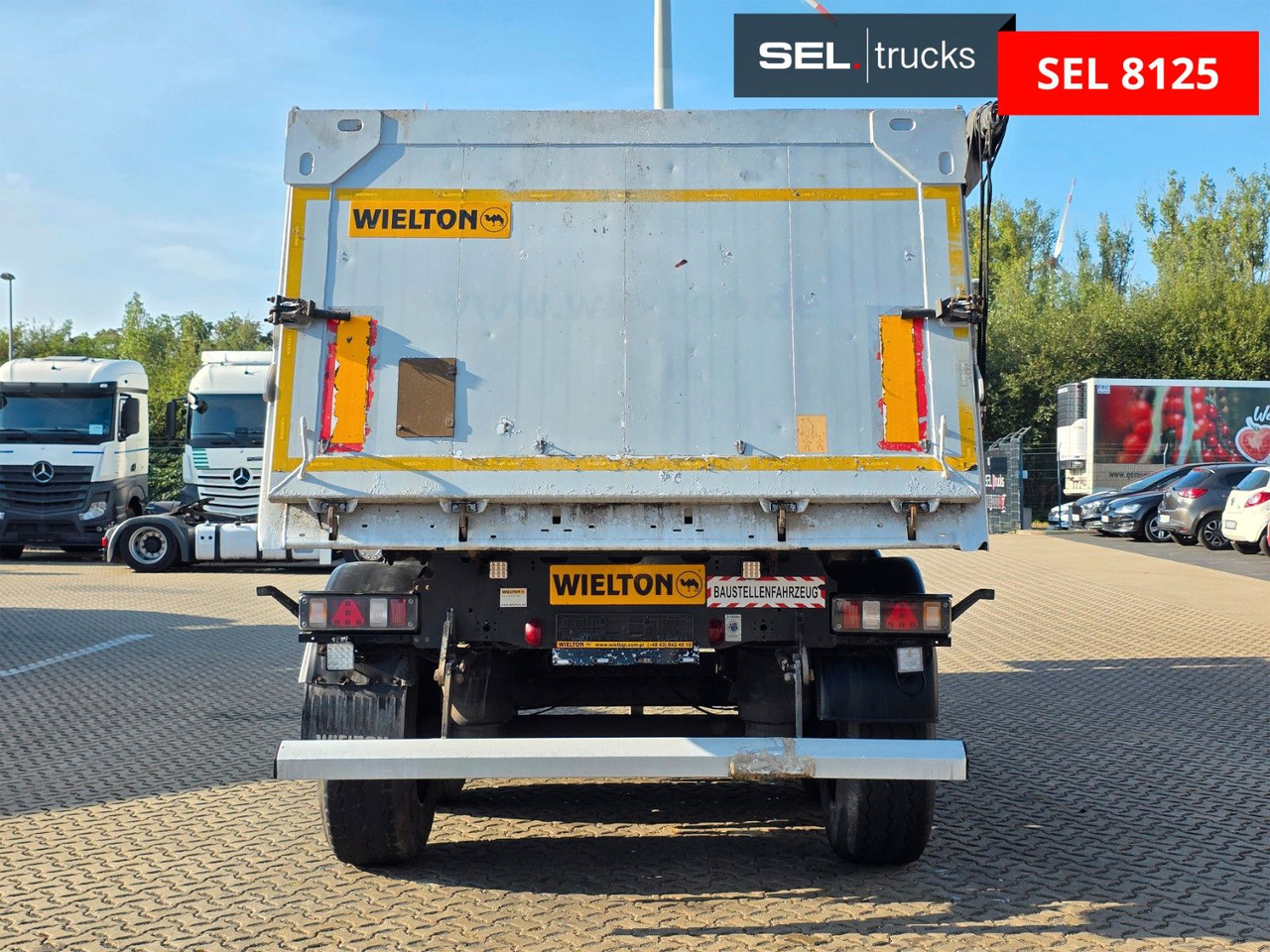Tipper semi-trailer Wielton NW-3 / Liftachse: picture 6