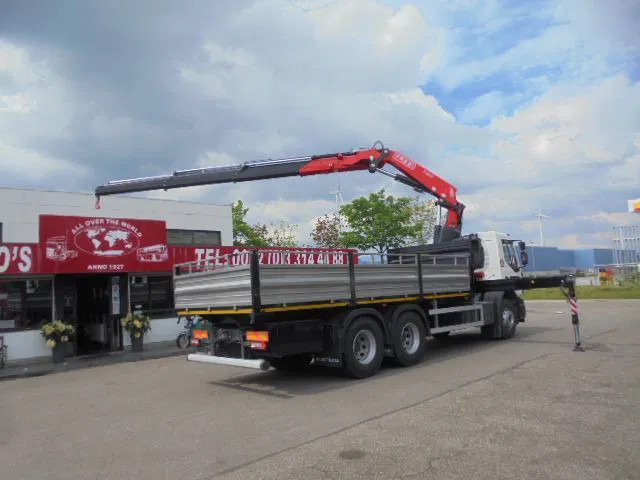 New Dropside/ Flatbed truck, Crane truck Renault 320 6X4 + FASSI F245 DEMO UNUSED NL TRUCK: picture 6