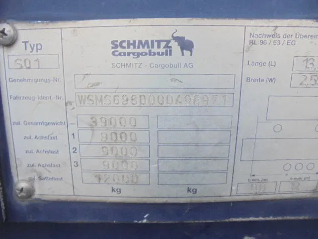 Leasing of Schmitz Cargobull S01 TUV 04-26 Schmitz Cargobull S01 TUV 04-26: picture 16