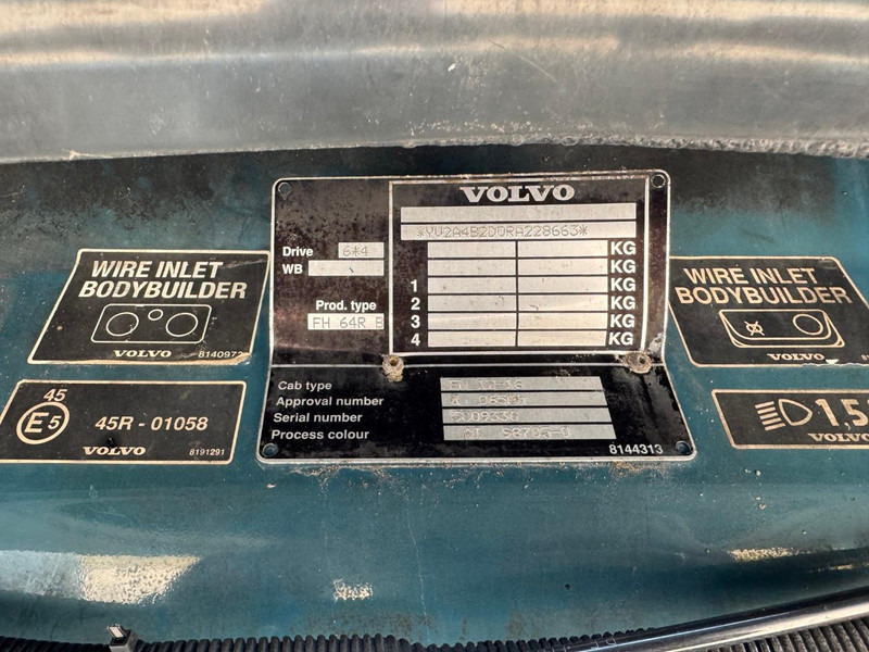 Tipper Volvo FH 12.380, 6x4, spring-spring, manual: picture 17