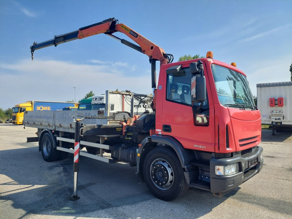 Iveco EuroCargo ML 180E21 - Dropside/ Flatbed truck, Crane truck: picture 2 Iveco EuroCargo ML 180E21 - Dropside/ Flatbed truck, Crane truck: picture 2