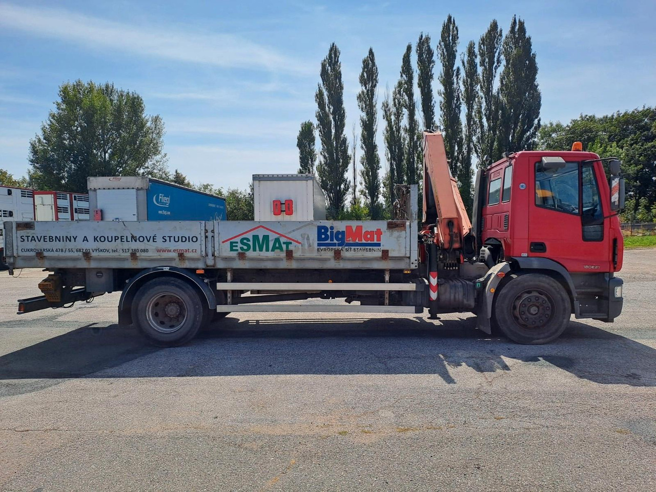 Iveco EuroCargo ML 180E21 Kran PKK12500 Iveco EuroCargo ML 180E21 Kran PKK12500 - Dropside/ Flatbed truck, Crane truck: picture 3 Iveco EuroCargo ML 180E21 Kran PKK12500 Iveco EuroCargo ML 180E21 Kran PKK12500 - Dropside/ Flatbed truck, Crane truck: picture 3