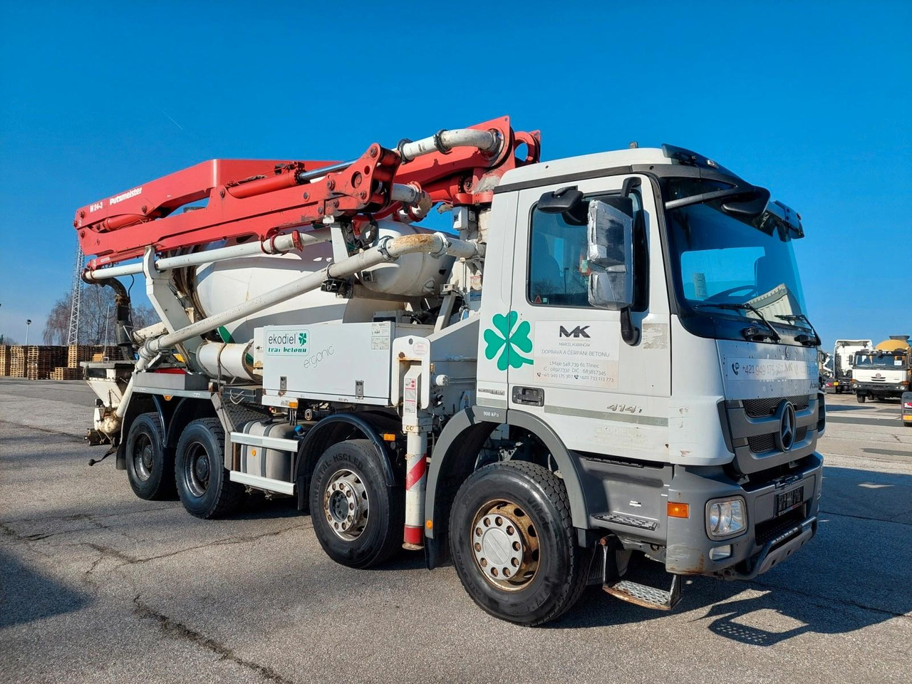 Mercedes-Benz Actros 4141 BB Putzmeister M24-3 - Mixer pump truck: picture 2 Mercedes-Benz Actros 4141 BB Putzmeister M24-3 - Mixer pump truck: picture 2