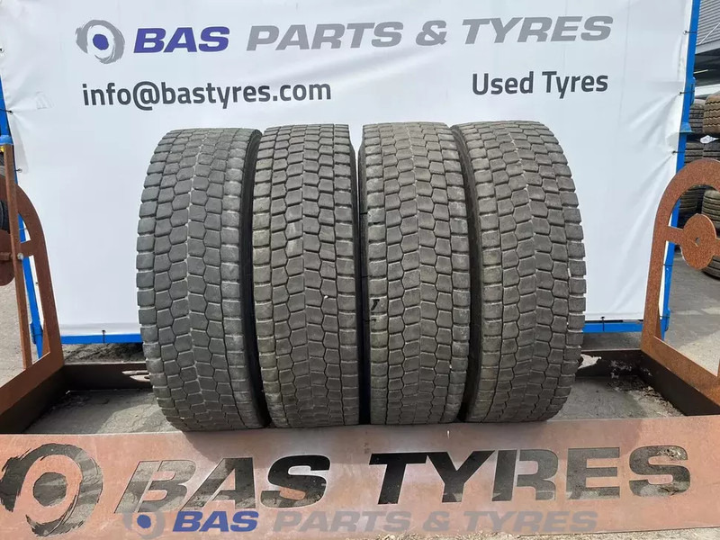 Bridgestone Bridgestone 315/80R22.5 R-DRIVE 001 156/154 M+S 3PMSF gebruikte set - Tire for Truck: picture 1 Bridgestone Bridgestone 315/80R22.5 R-DRIVE 001 156/154 M+S 3PMSF gebruikte set - Tire for Truck: picture 1
