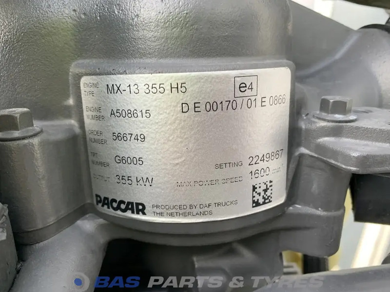 DAF XF G2 Motor DAF MX13 355 H5 2304398 - Engine for Truck: picture 5 DAF XF G2 Motor DAF MX13 355 H5 2304398 - Engine for Truck: picture 5