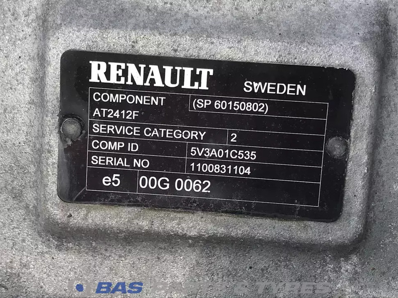 Renault T-Serie AT2412F Optidrive Versnellingsbak G0941 - Gearbox for Truck: picture 5 Renault T-Serie AT2412F Optidrive Versnellingsbak G0941 - Gearbox for Truck: picture 5