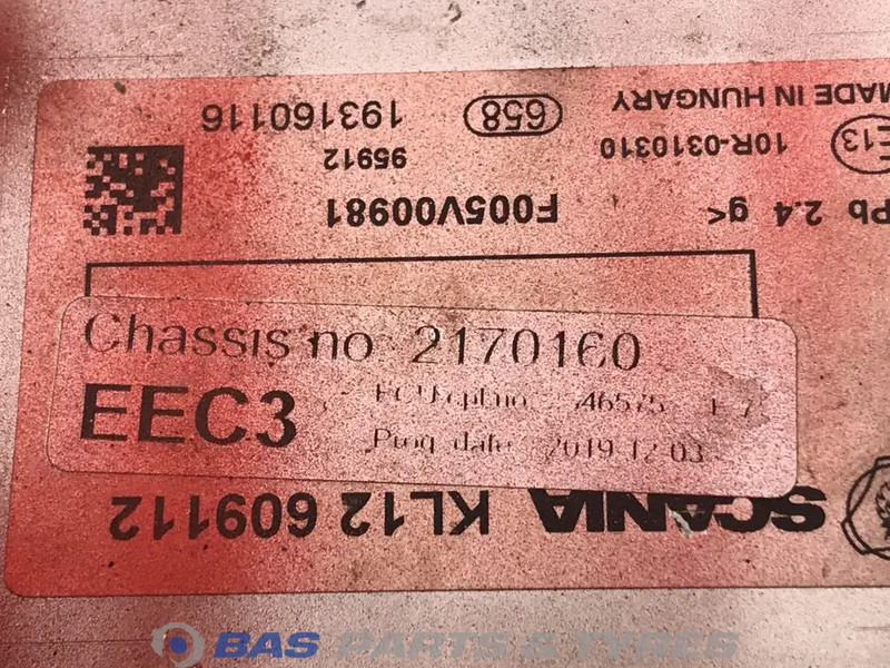 Scania EEC3 Regeleenheid Scania 2237514 - Electrical system for Truck: picture 3 Scania EEC3 Regeleenheid Scania 2237514 - Electrical system for Truck: picture 3