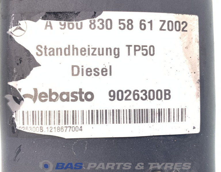 Webasto TP50 Standkachel A 001 830 31 20 - Heating/ Ventilation for Truck: picture 5 Webasto TP50 Standkachel A 001 830 31 20 - Heating/ Ventilation for Truck: picture 5