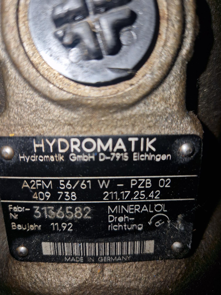 BOMBA HYDROMATIK A2FM 56/61W - Hydraulic pump: picture 3 BOMBA HYDROMATIK A2FM 56/61W - Hydraulic pump: picture 3