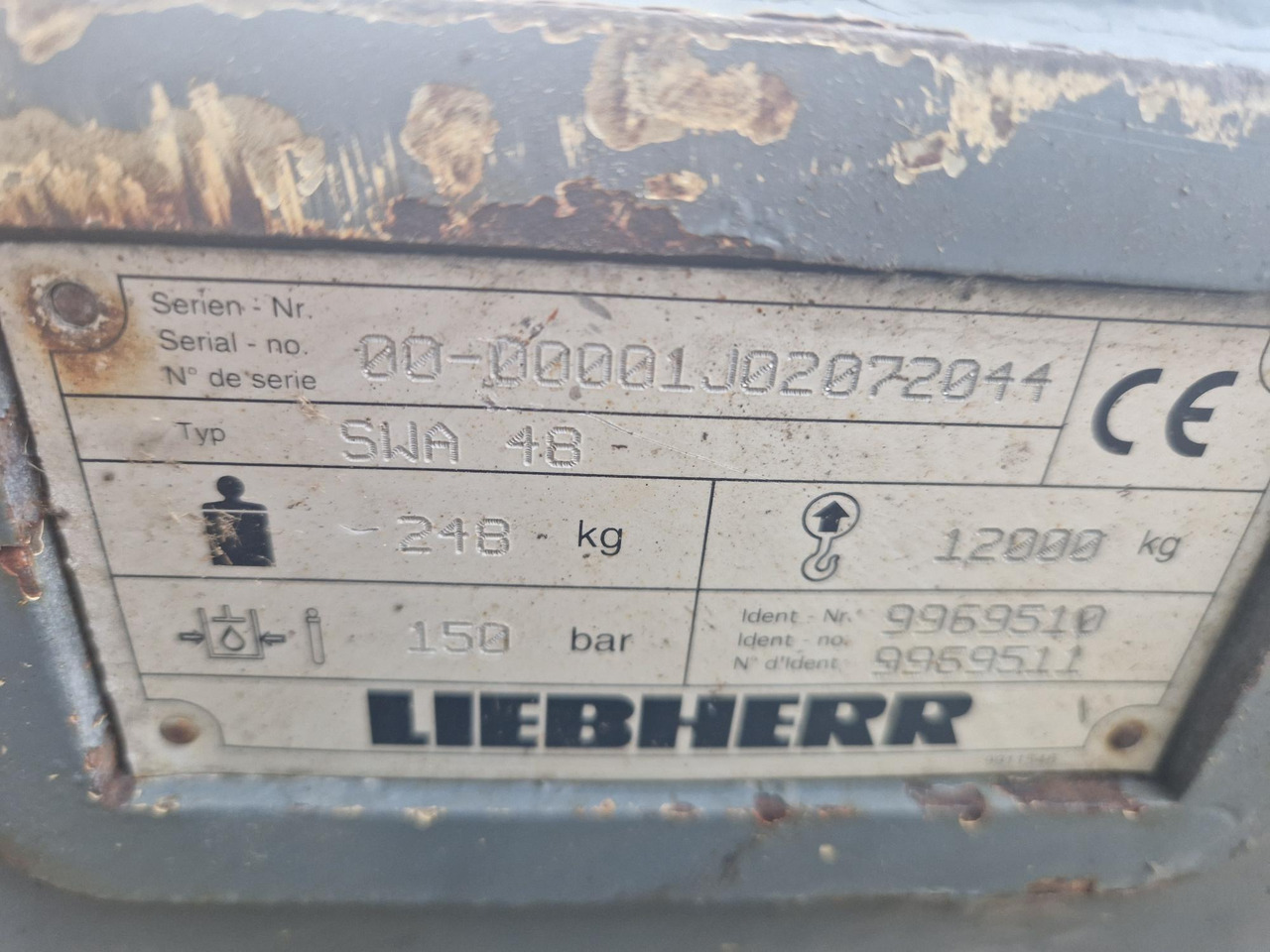 ENGANCHE RAPIDO LIEBHERR SWA48 - Quick coupler for Construction machinery: picture 3 ENGANCHE RAPIDO LIEBHERR SWA48 - Quick coupler for Construction machinery: picture 3
