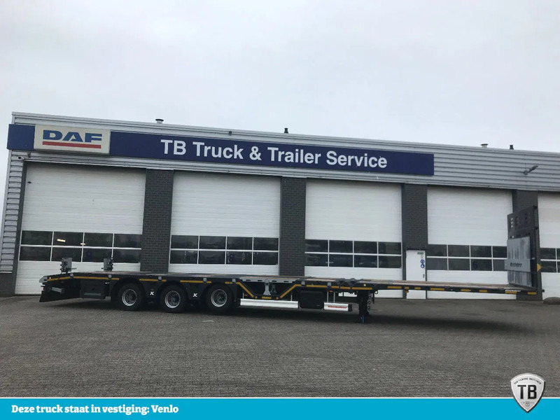Kässbohrer SPA MR 3 / 1N - 18 / 27 Uitschuifbare MEGA oplegger met wieluitsparingen - Dropside/ Flatbed semi-trailer: picture 1 Kässbohrer SPA MR 3 / 1N - 18 / 27 Uitschuifbare MEGA oplegger met wieluitsparingen - Dropside/ Flatbed semi-trailer: picture 1
