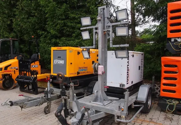 Agregat prądotwórczy Hiunday maszt oświetleniowy - Generator set: picture 1 Agregat prądotwórczy Hiunday maszt oświetleniowy - Generator set: picture 1