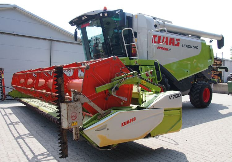 Kombajn zbożawy Claas Lexon 570 Kombajn zbożowy CLAAS LEXION 570+ heder VARIO 7,5m - Combine harvester: picture 2 Kombajn zbożawy Claas Lexon 570 Kombajn zbożowy CLAAS LEXION 570+ heder VARIO 7,5m - Combine harvester: picture 2