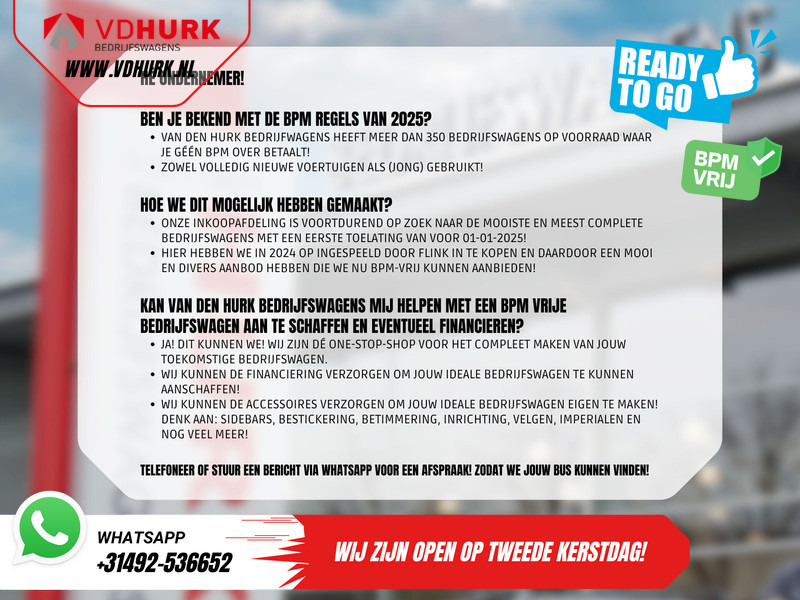 Panel van Fiat Doblò 1.5 HDi 100 pk 3 Pers./ CarPlay/ Stoelverw./ Camera/ PDC/ Cruise/ Airco: picture 8