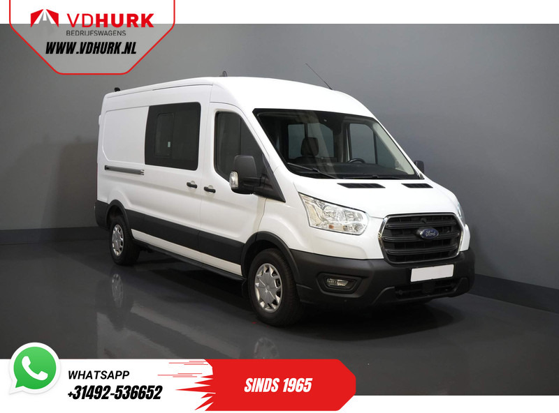 Ford Transit 2.0 TDCI 130 pk L3H2 DC Dubbel Cabine 7 Pers./ Riem V.V./ Adapt. Cruise/ CarPlay/ PDC/ Navi/ Camera/ Airco/ Trekhaak - Panel van, Combi van: picture 1 Ford Transit 2.0 TDCI 130 pk L3H2 DC Dubbel Cabine 7 Pers./ Riem V.V./ Adapt. Cruise/ CarPlay/ PDC/ Navi/ Camera/ Airco/ Trekhaak - Panel van, Combi van: picture 1