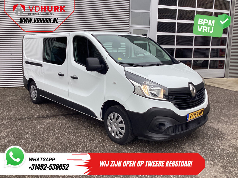 Renault Trafic 1.6 dCi 125 pk E6 L2 DC Dubbel Cabine BPM VRIJ NL Auto/ Camera/ Cruise/ Navi/ Airco/ Trekhaak - Small van, Combi van: picture 1 Renault Trafic 1.6 dCi 125 pk E6 L2 DC Dubbel Cabine BPM VRIJ NL Auto/ Camera/ Cruise/ Navi/ Airco/ Trekhaak - Small van, Combi van: picture 1