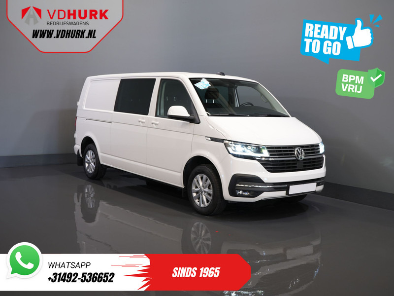 Volkswagen Transporter 2.0 TDI 150 pk Aut. L2 DC Dubbel Cabine BPM VRIJ! Ready2Go 2xSchuifdeur/ Adapt Cruise/ LED/ Standkachel/ Stoelverw./ Carplay/ Ca - Small van, Combi van: picture 1 Volkswagen Transporter 2.0 TDI 150 pk Aut. L2 DC Dubbel Cabine BPM VRIJ! Ready2Go 2xSchuifdeur/ Adapt Cruise/ LED/ Standkachel/ Stoelverw./ Carplay/ Ca - Small van, Combi van: picture 1