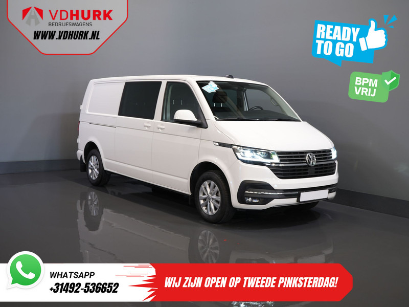 Volkswagen Transporter 2.0 TDI 150 pk Aut. L2 DC Dubbel Cabine BPM VRIJ! Ready2Go 2xSchuifdeur/ Adapt Cruise/ LED/ Standkachel/ Stoelverw./ Carplay/ Ca - Small van, Combi van: picture 1 Volkswagen Transporter 2.0 TDI 150 pk Aut. L2 DC Dubbel Cabine BPM VRIJ! Ready2Go 2xSchuifdeur/ Adapt Cruise/ LED/ Standkachel/ Stoelverw./ Carplay/ Ca - Small van, Combi van: picture 1