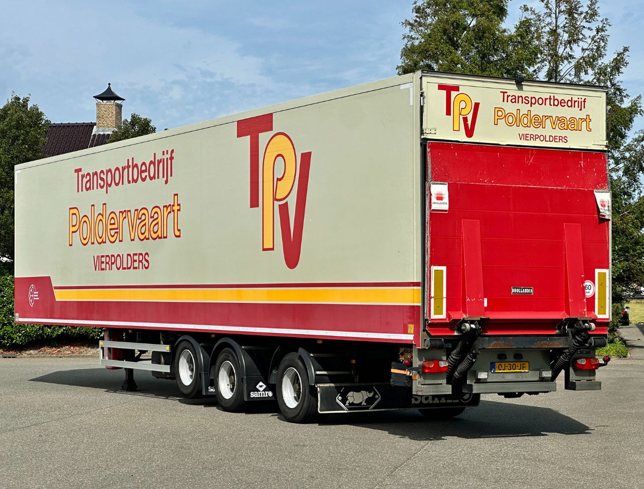 Samro 3-AS Stuuras 3 Tons Achtersluitklep - Refrigerator semi-trailer: picture 3 Samro 3-AS Stuuras 3 Tons Achtersluitklep - Refrigerator semi-trailer: picture 3