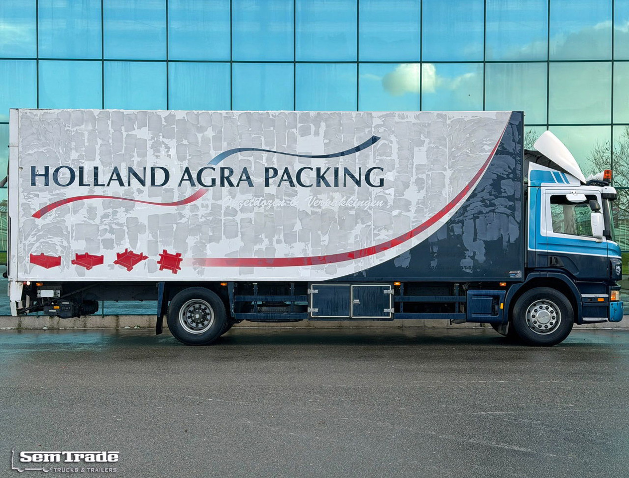 Scania P230 Euro 3 Airco Manual Gearbox VAN Beurden Isolated BOX Tail Lift Holland-Truck - Box truck: picture 5 Scania P230 Euro 3 Airco Manual Gearbox VAN Beurden Isolated BOX Tail Lift Holland-Truck - Box truck: picture 5