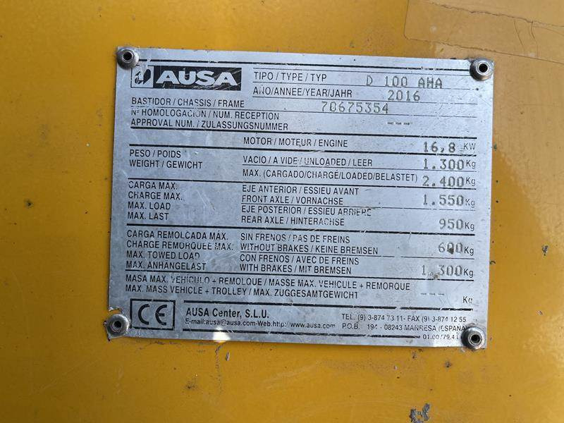 Dumper AUSA D 100 AHA: picture 14