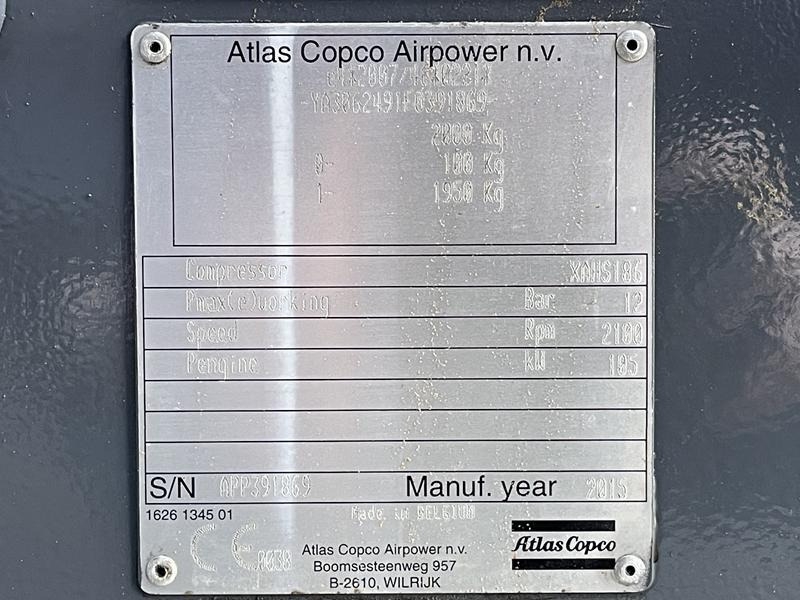 Atlas-Copco XAHS 186 DD - N - Air compressor: picture 5 Atlas-Copco XAHS 186 DD - N - Air compressor: picture 5