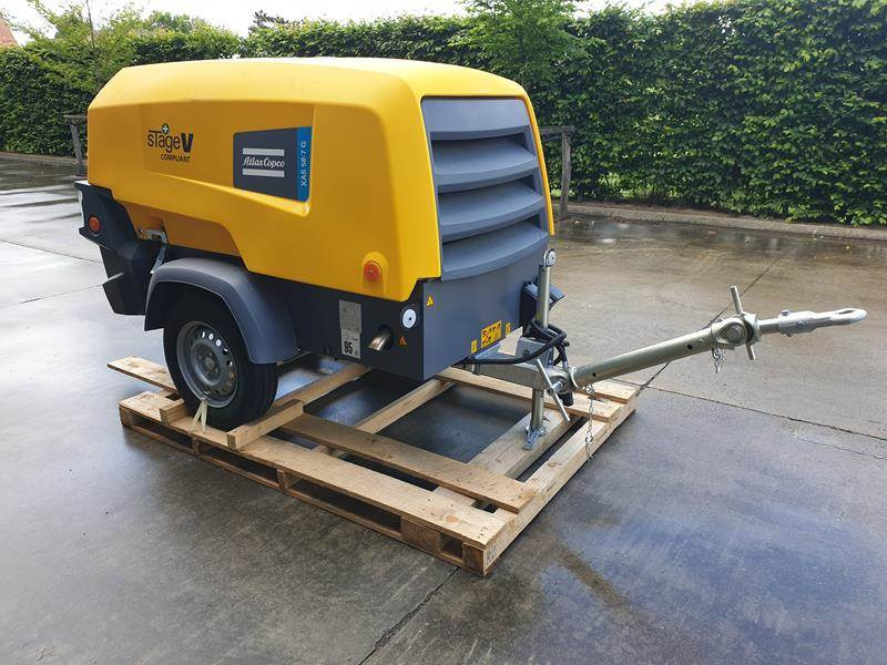 Atlas-Copco XAS 58-7 G 6 WHEELS N.B. - Air compressor: picture 2 Atlas-Copco XAS 58-7 G 6 WHEELS N.B. - Air compressor: picture 2