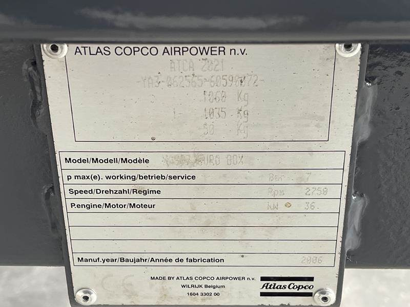 Atlas-Copco XAS 97 DD - N - Air compressor: picture 4 Atlas-Copco XAS 97 DD - N - Air compressor: picture 4