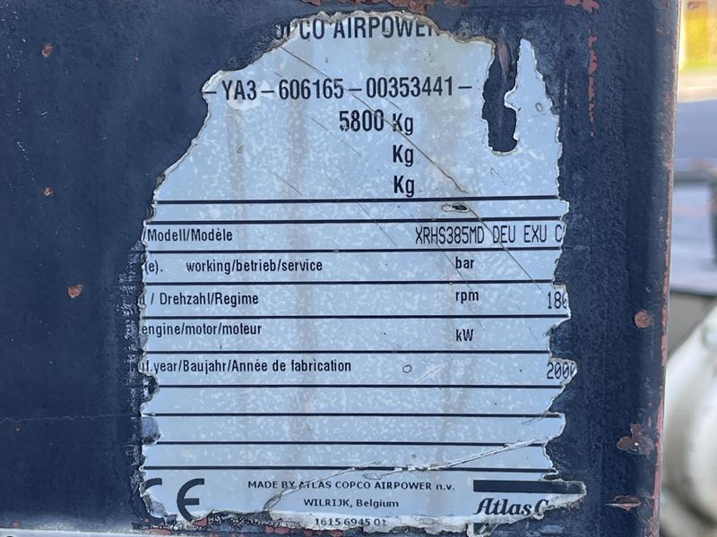 Air compressor Atlas-Copco XRHS 385 MD: picture 8 Air compressor Atlas-Copco XRHS 385 MD: picture 8