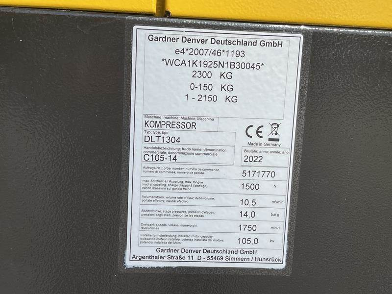 Compair C 105 - 14 - N - Air compressor: picture 5 Compair C 105 - 14 - N - Air compressor: picture 5