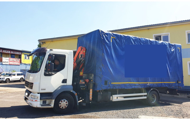 DAF LF55.220 - Curtainsider truck, Crane truck: picture 2 DAF LF55.220 - Curtainsider truck, Crane truck: picture 2