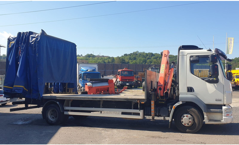 DAF LF55.220 - Curtainsider truck, Crane truck: picture 4 DAF LF55.220 - Curtainsider truck, Crane truck: picture 4