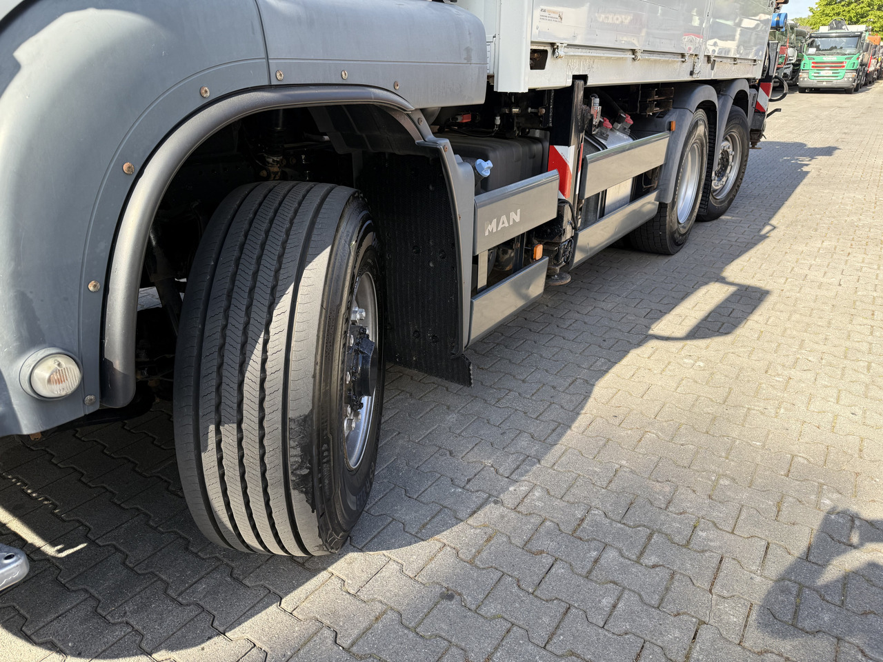 Dropside/ Flatbed truck, Crane truck MAN TGS 28.440 6X4H-4 Atlas 290 bis 24 Meter: picture 14