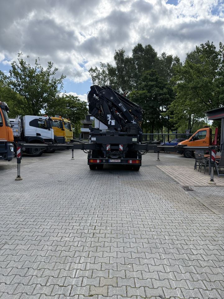 Dropside/ Flatbed truck, Crane truck Mercedes-Benz Actros 1841 Kran Hiab 288 bis 30 Meter: picture 15
