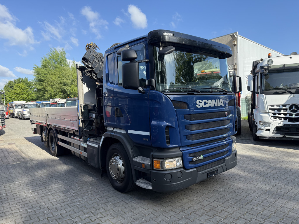 Crane truck, Dropside/ Flatbed truck Scania G440 6X2*4 HIAB 166 bis 16.50 Meter: picture 11