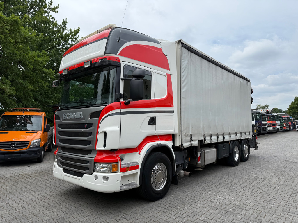 Scania R480 6X2 Palfinger 34002 bis 29 Meter - Curtainsider truck, Crane truck: picture 1 Scania R480 6X2 Palfinger 34002 bis 29 Meter - Curtainsider truck, Crane truck: picture 1