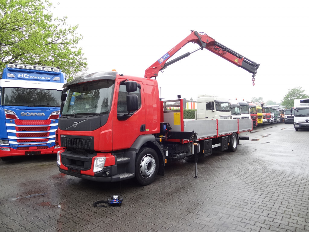 Volvo FL 280.18 mit Kran HMF 910 K3 - Dropside/ Flatbed truck, Crane truck: picture 1 Volvo FL 280.18 mit Kran HMF 910 K3 - Dropside/ Flatbed truck, Crane truck: picture 1