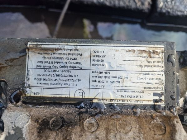 DAF 6ISB E3 5.9 Daf Spec CE162C Engine (Truck) - Engine for Truck: picture 2 DAF 6ISB E3 5.9 Daf Spec CE162C Engine (Truck) - Engine for Truck: picture 2