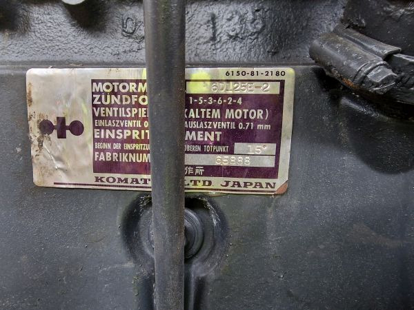 Komatsu 6D125E-2 Engine (Plant) - Engine for Construction machinery: picture 2 Komatsu 6D125E-2 Engine (Plant) - Engine for Construction machinery: picture 2