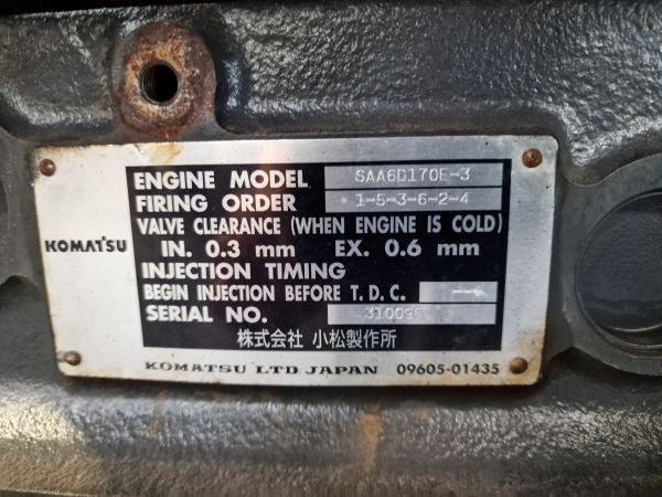 Komatsu SAA6D170E-3 Engine (Plant) PC1250-7 Excavator - Engine for Construction machinery: picture 2 Komatsu SAA6D170E-3 Engine (Plant) PC1250-7 Excavator - Engine for Construction machinery: picture 2