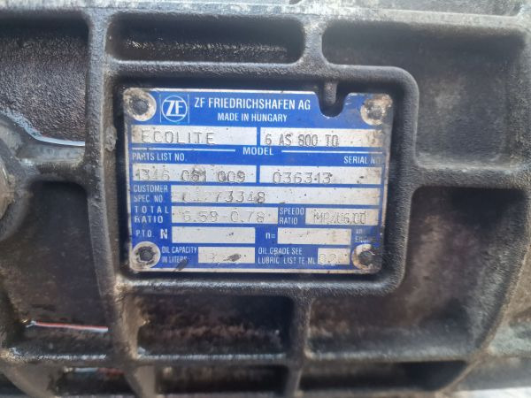 ZF 6AS800TO Gearbox - Gearbox: picture 2 ZF 6AS800TO Gearbox - Gearbox: picture 2