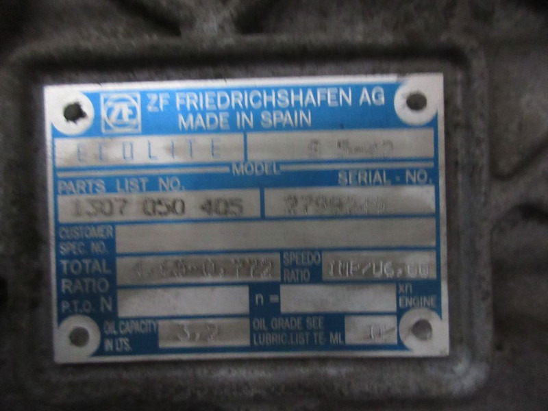 Iveco EUROTECH 500363576 TRANSMISSIE ZF 6 HP 500 - Gearbox for Truck: picture 5 Iveco EUROTECH 500363576 TRANSMISSIE ZF 6 HP 500 - Gearbox for Truck: picture 5