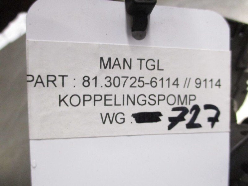 MAN TGL 81.30725-6114 // 9114 KOPPELINGSPOMP - Clutch and parts for Truck: picture 2 MAN TGL 81.30725-6114 // 9114 KOPPELINGSPOMP - Clutch and parts for Truck: picture 2