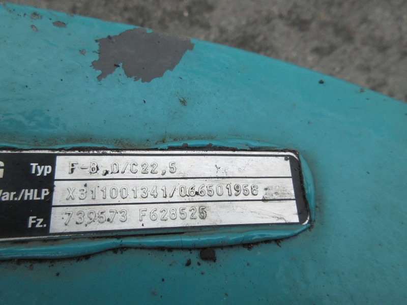 Front axle for Truck Mercedes-Benz F-8,0/C22,5 F702177/739573 MERCEDES BENZ EURO 6: picture 10