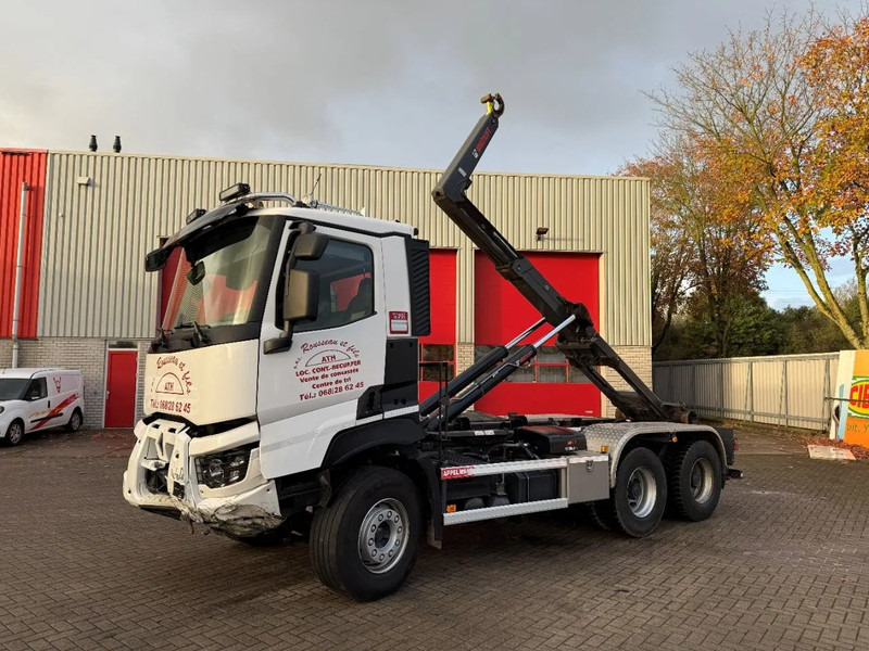Renault C480 / ENGINE RUNNING / 6X4 / HIAB 21TON HOOKLIFT / ONLY:146334 KM / AUTOMATIC / EURO-6 / 2020 - Hook lift truck: picture 1 Renault C480 / ENGINE RUNNING / 6X4 / HIAB 21TON HOOKLIFT / ONLY:146334 KM / AUTOMATIC / EURO-6 / 2020 - Hook lift truck: picture 1