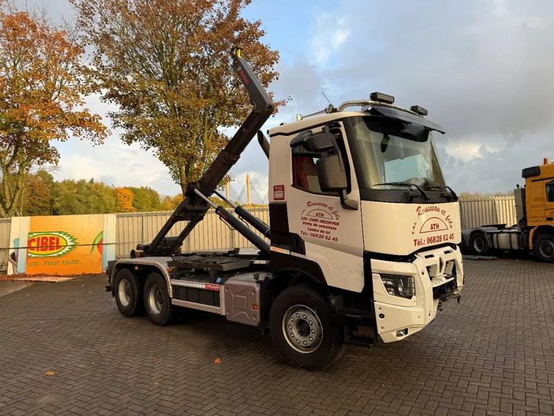 Renault C480 / ENGINE RUNNING / 6X4 / HIAB 21TON HOOKLIFT / ONLY:146334 KM / AUTOMATIC / EURO-6 / 2020 - Hook lift truck: picture 3 Renault C480 / ENGINE RUNNING / 6X4 / HIAB 21TON HOOKLIFT / ONLY:146334 KM / AUTOMATIC / EURO-6 / 2020 - Hook lift truck: picture 3