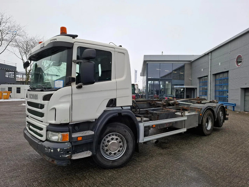 Scania P400 / LIFT+LENKACHSE / MULTILIFT 24TON / TUV:16-06-2026 / AIRCO / AUTOMATIC / EURO-5 / 2014 - Container transporter/ Swap body truck: picture 2 Scania P400 / LIFT+LENKACHSE / MULTILIFT 24TON / TUV:16-06-2026 / AIRCO / AUTOMATIC / EURO-5 / 2014 - Container transporter/ Swap body truck: picture 2