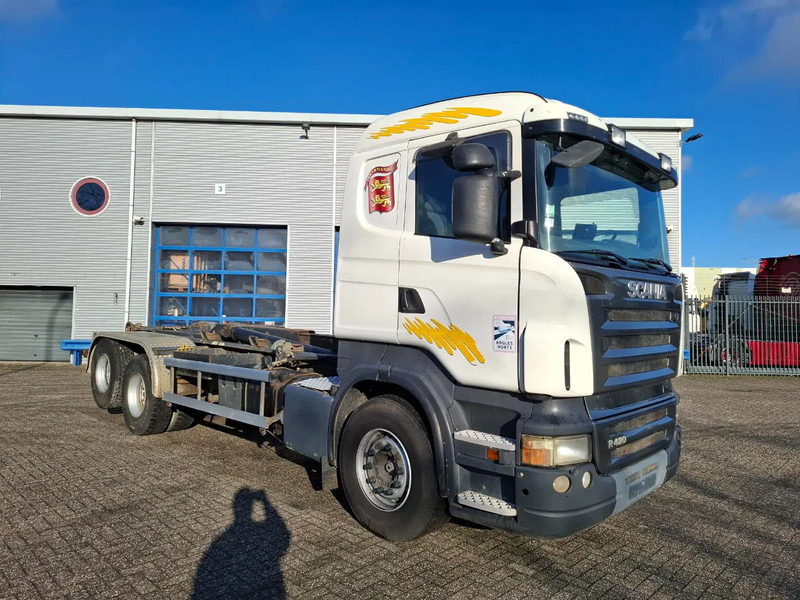 Scania R420 / RETARDER / HIAB MULTILIFT 21 TON / LIFT AXLE / MANUAL / EURO-4 / 2007 - Cable system truck: picture 5 Scania R420 / RETARDER / HIAB MULTILIFT 21 TON / LIFT AXLE / MANUAL / EURO-4 / 2007 - Cable system truck: picture 5